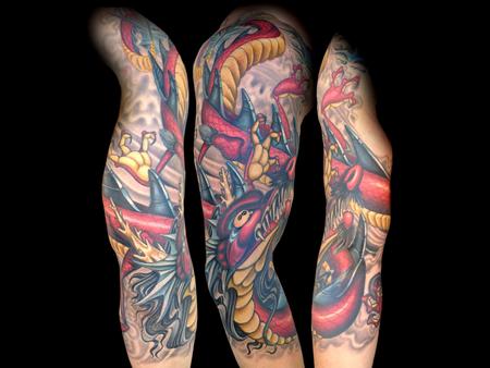 Tattoos - Red Dragon - 140733